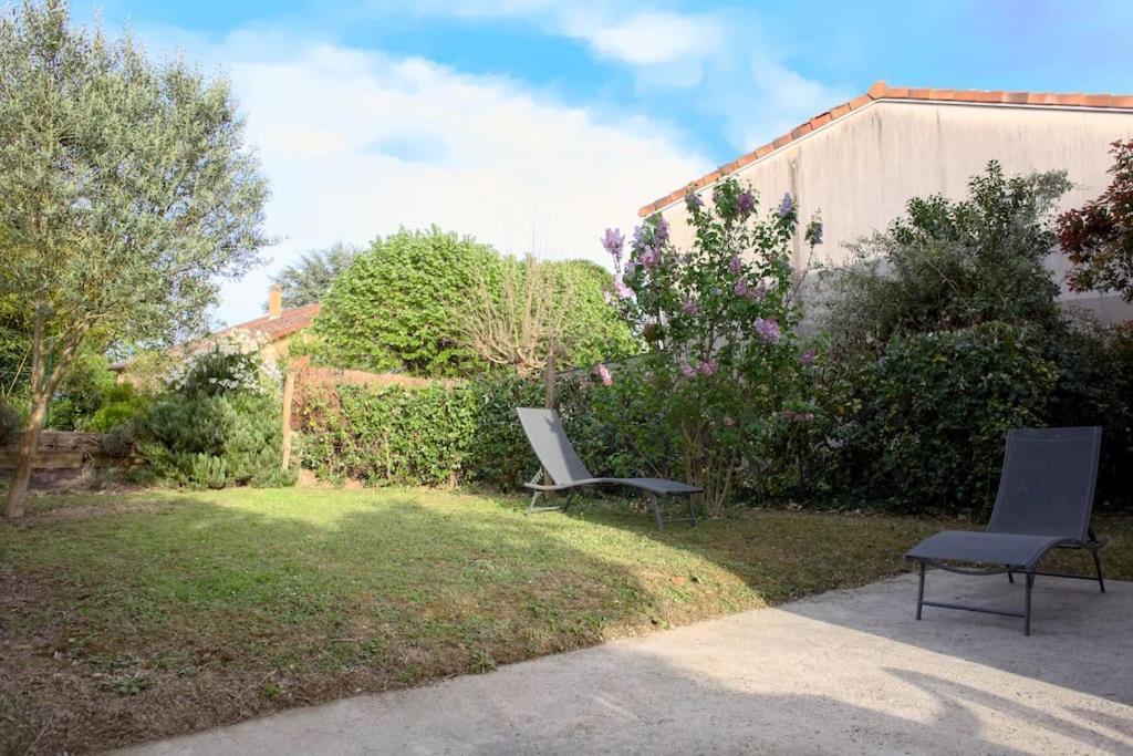 Maison Calme Avec Jardin Proche De Toulouse Bagian luar foto
